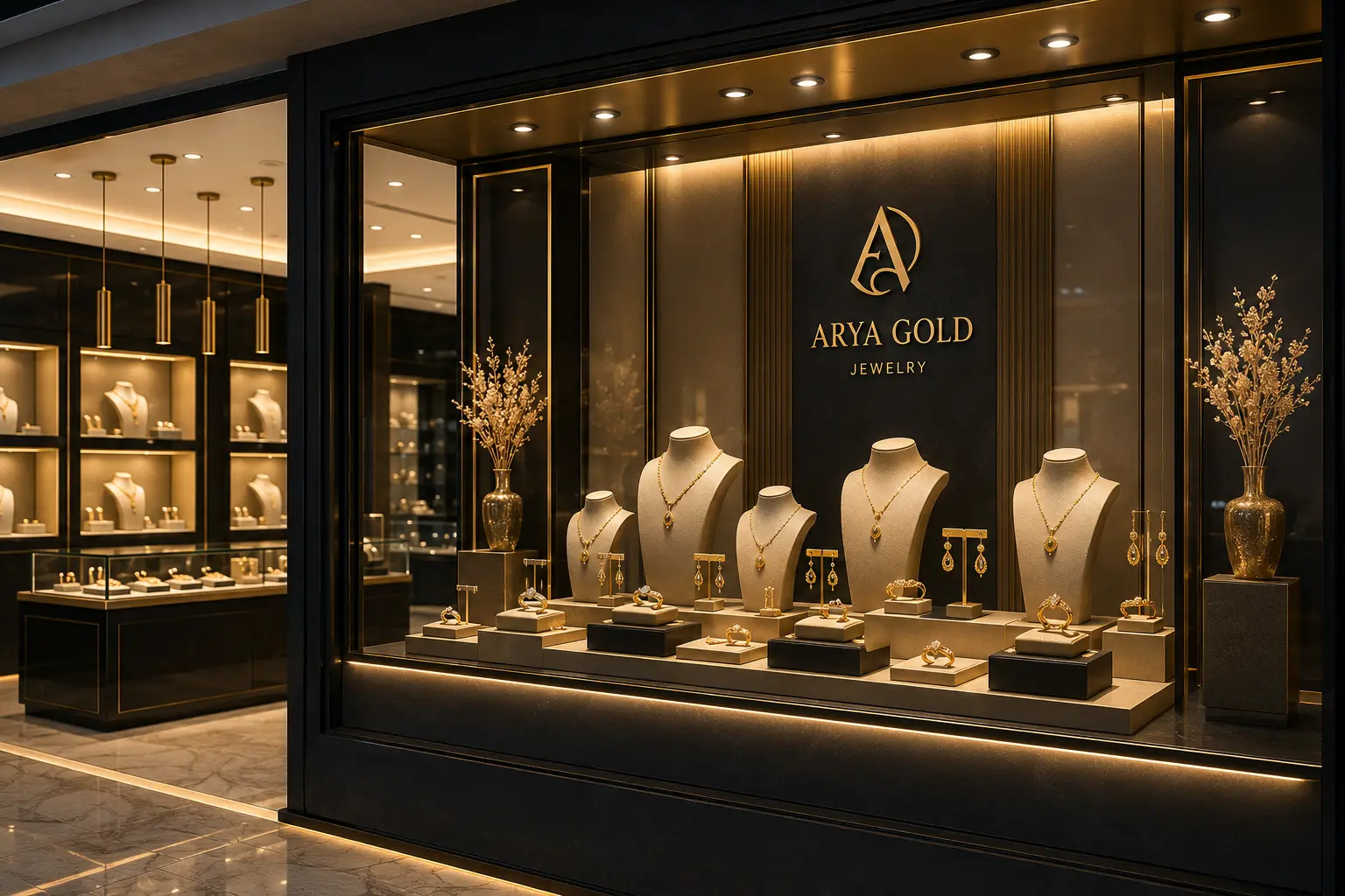 طراحی ویترین مدرن