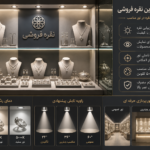 نورپردازی ویترین نقره فروشی